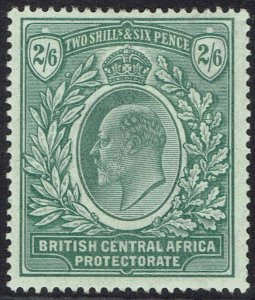 BRITISH CENTRAL AFRICA 1903 KEVII 2/6