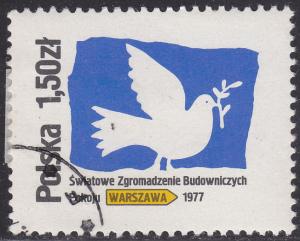 Poland 2213 Peace Dove 1.50zł 1977