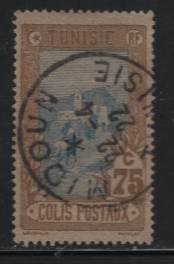 TUNISIA , Q7, USED, 1906 Mail delivery