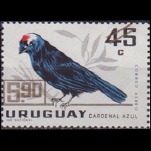 URUGUAY 1962 - Scott# C248 Bird-Tanager 45c NH