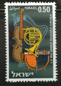 ISRAEL Scott 214 Philharmonic stamp 1961 MNH**