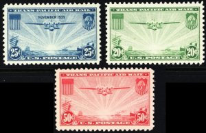 C20-22, Mint Superb NH Set of China Clipper Stamps - Stuart Katz