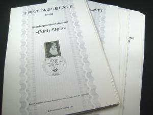 GERMANY FIRST DAY PROGRAM CARDS - 1983, #1 - #25