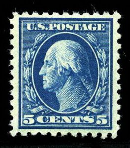 428 - 5c XF-Sup Washington Perf 10 SLW Mint NH