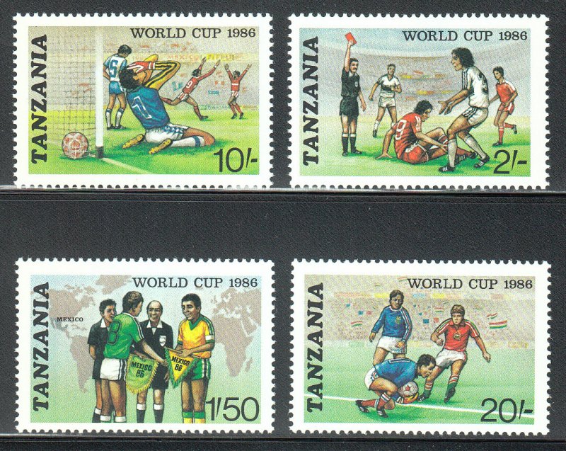 Tanzania Scott #341-344 MNH