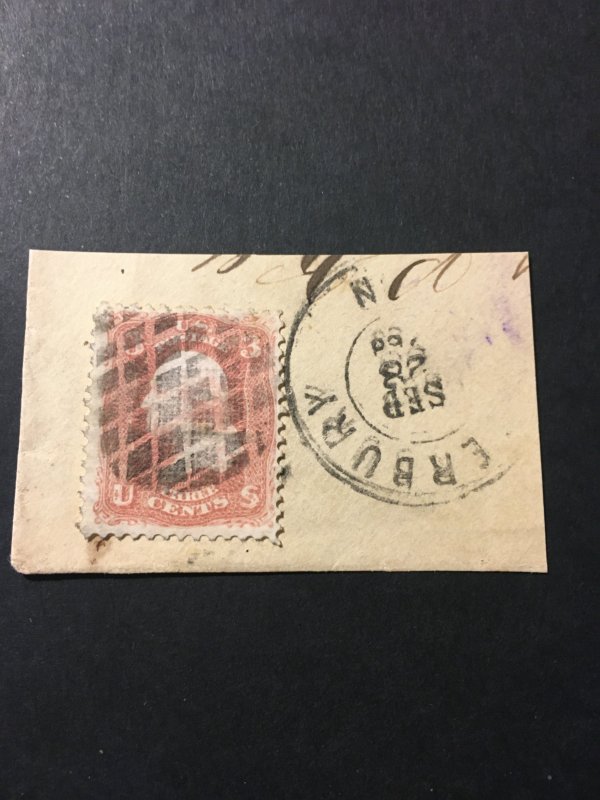 US stamp sc 88 u fancy cancel on pc