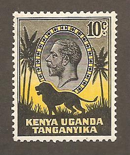 Kenya, Uganda, Tang  Scott #48  Mint H  Scott CV $6.00