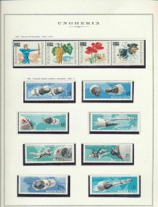 Hungary 1965/66 Sport Flowers Space MNH(85+Stamps)W2534