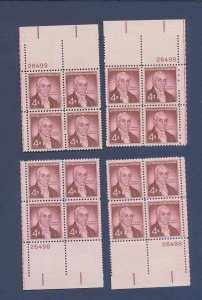 USA - Scott 1138 - MNH matched plate blocks #26498 - Dr. Ephraim McDowell - 1959