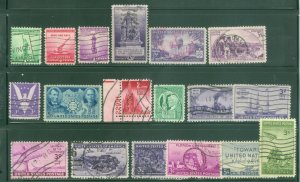 US 18 different 2c//5c  stamps used #6
