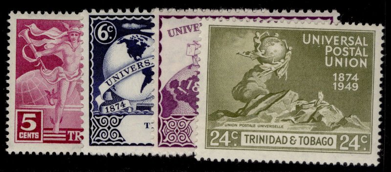 TRINIDAD & TOBAGO GV SG261-264, anniversary of UPU set, M MINT.