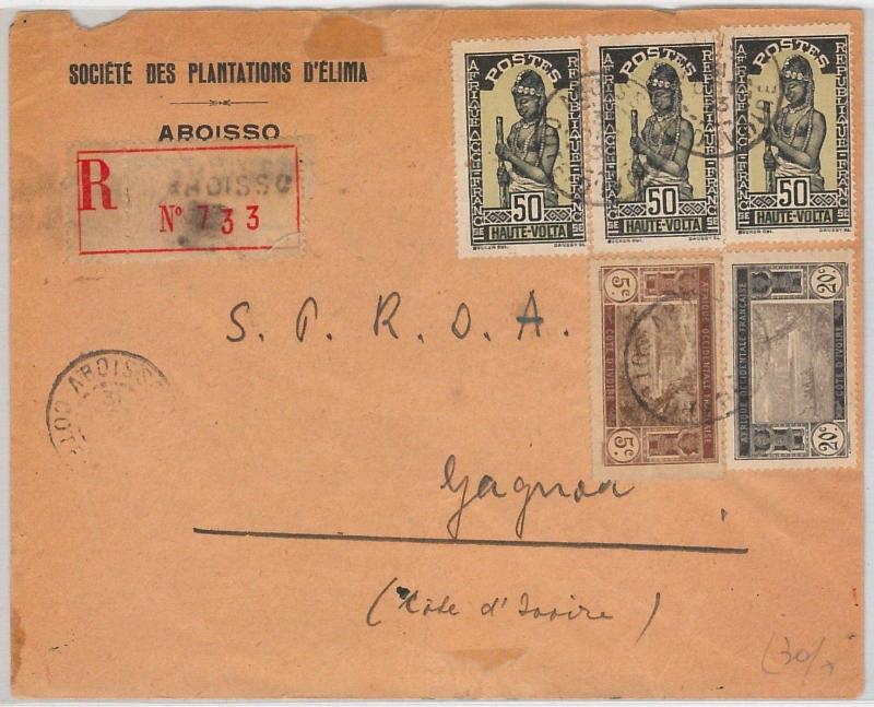 Upper Volta / Haute-Volta / Burkina Faso -  POSTAL HISTORY: COVER to FRANCE 1933