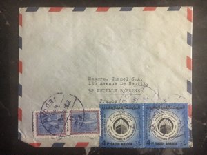 1970 Jeddah Saudi Arabia Airmail Commercial cover to France