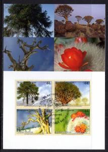 UN New York 1002a Trees Maxi Card UN Postal Admin U/A FDC 