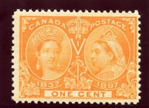 Canada 1897 QV Jubilee 1c orange superb MNH. SG 122. Sc 51.