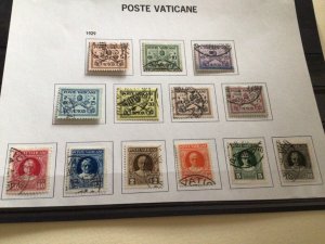 Vatican City 1929 used stamps  A18943