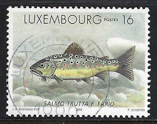 Luxembourg 962 VFU FISH Z8158