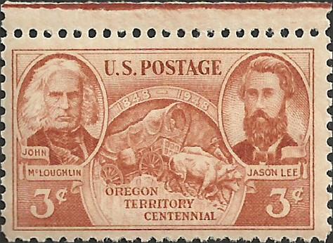 # 964 MINT NEVER HINGED OREGON TERRITORY