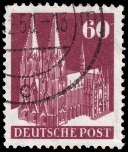 Germany - Scott 654a - Used - Rounded Corner
