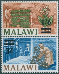 Malawi 1965 SG236-237 Surcharges set MNH