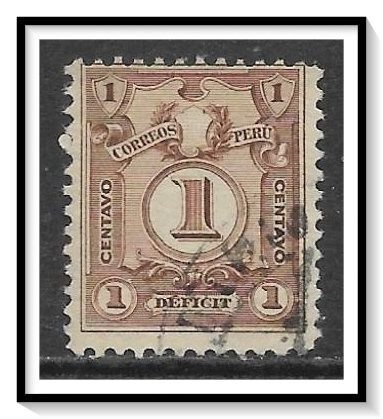 Peru #J40 Postage Due Used