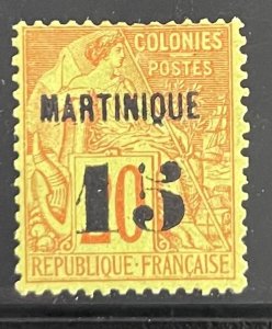 Martinique, 1888, SC 8, LH, VF