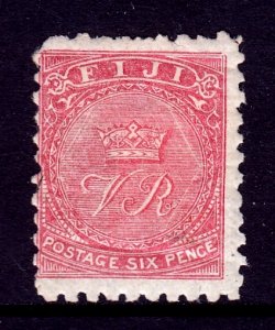 Fiji - Scott #43 - MH - Creases, thin, pulled perfs, paper adhes./rev. - SCV $14