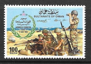 OMAN Sc 252 NH ISSUE OF 1983 - ARMED FORCES 