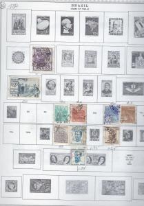 BRAZIL COUNTRY LOT 440 STAMPS SCV $147.05 STARTS AT 8% OF CAT