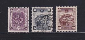 Manchukuo 112-113, 115 U Various