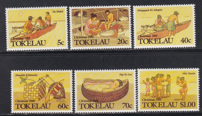 Tokelau # 157-162, Island Christmas, NH, 1/2 Cat.