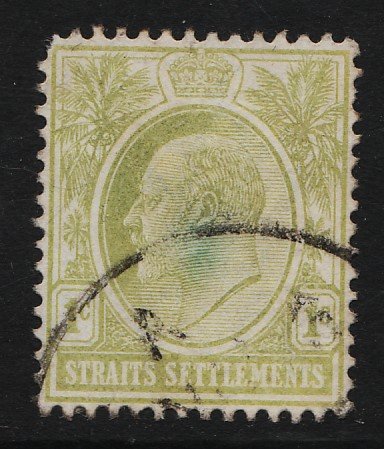 Straits Settlements 1903/1904 King Edward VII 1c (1/4) USED