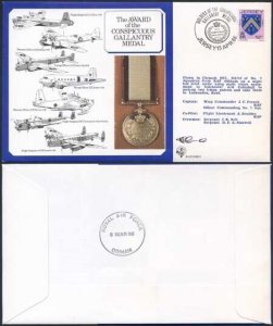 DM9a Award of the Conspicuous Gallantry Medal Signed by French (L)