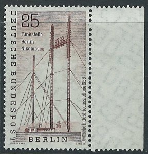 Germany Berlin Scott 9N143 MNH!  Radio Station! 