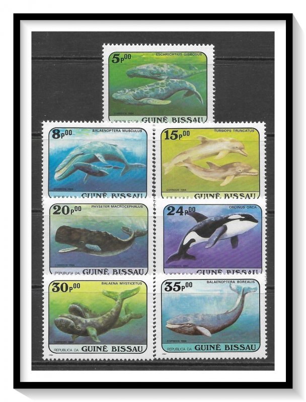 Guinea-Bissau #597-603 Whales Set MNH