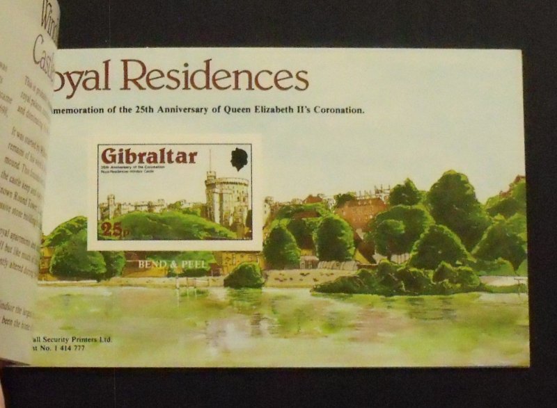 16862   GIBRALTAR   MNH # 368a     Souvenir Booklet         CV$ 3.75