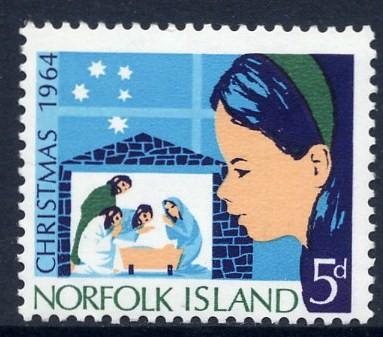 Norfolk Island 1964 Christmas Scott (68) MNH