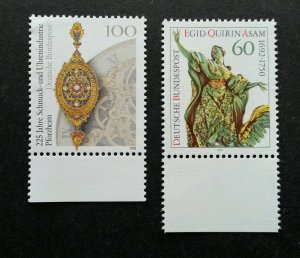 Germany Mix Lot 7 1992 Sculpture Art (stamp) MNH