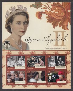 Gambia 3437 Queen Elizabeth II Souvenir Sheet MNH VF