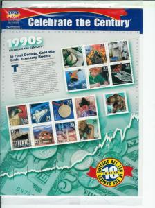 Celebrate the Century Complete Stamps 10 Mint Souvenir Sheets + 150 FDCs Album!