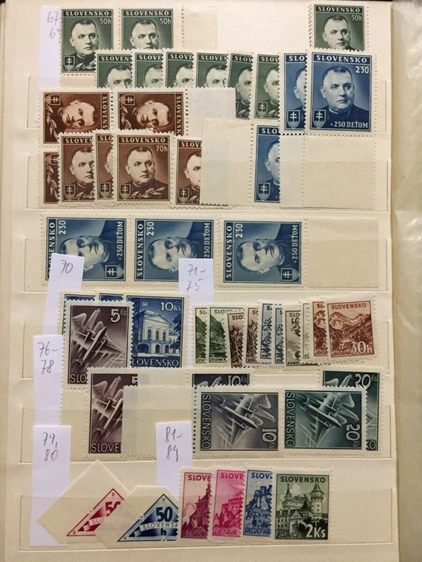 SLOVAKIA 1939/45 Mint &Used Collection(Apprx 650 Stamps)GM634