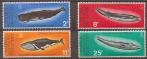 BRITISH ANTARCTIC TERR. SG79/82 1977 WHALES MNH