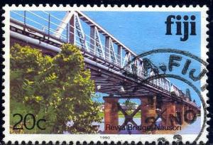 Rewa Bridge, Nausori, Fiji stamp SC#418i Used