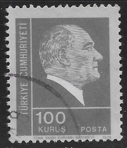 Turkey #1924 100k Kemal Ataturk