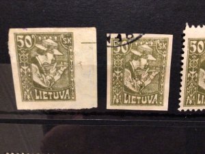 Lithuania vintage stamps Ref 58834