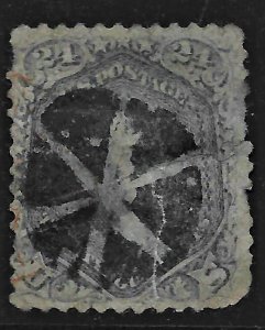 1863 Sc. 78, used space filler, trace of red canc.,maj. faults Cat. Val. $440.00