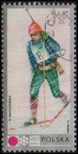 Poland 1873 - Cto - 1.65z Olympics / Biathlon (1972)