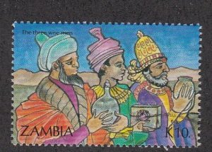 Zambia # 586, Christmas,  Three Wise Men, Used