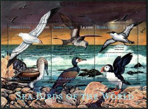 Sierra Leone MNH S/S 2303 Sea Birds Of The World