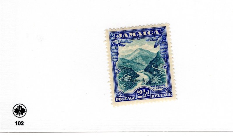 Jamaica #107 MH - Stamp - CAT VALUE $6.75